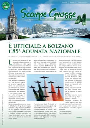 Periodico Scarpe Grosse settembre 2010