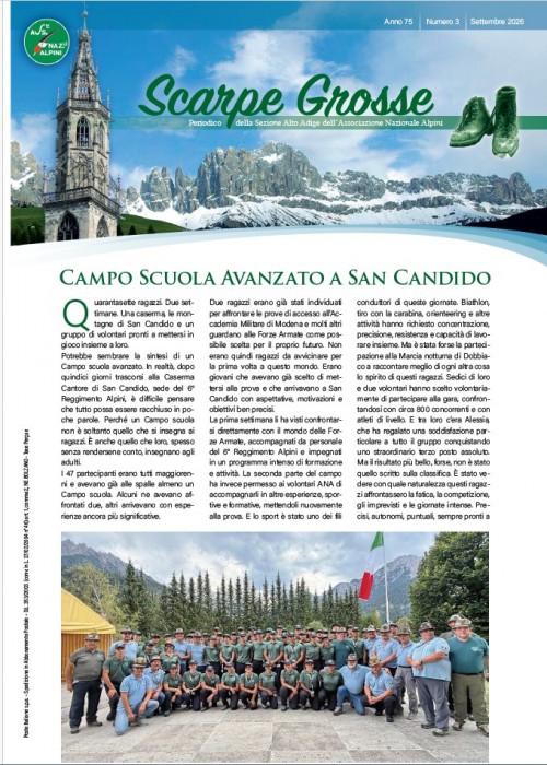 Periodico Scarpe Grosse settembre 2026